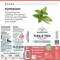 Wondercide - Flea & Tick Spot On Topical Prevention for Cats – Natural Plant Powered Protection