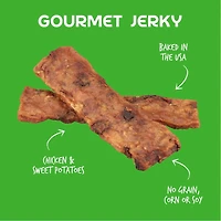 Cloud Star - Jerky Dog Treats - Wag More Bark Less Grain Free with Natural Chicken & Sweet Potato