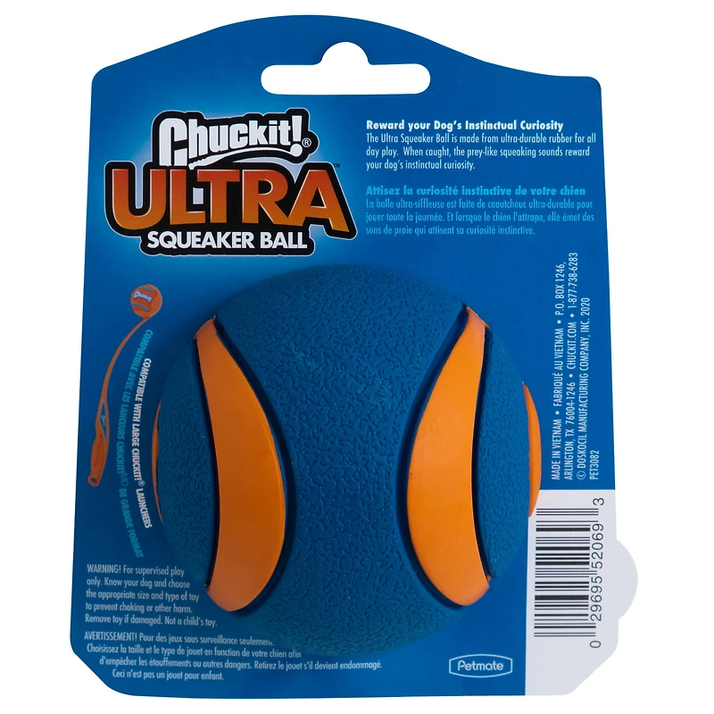 - Dog Toy - Ultra Squeaker Ball