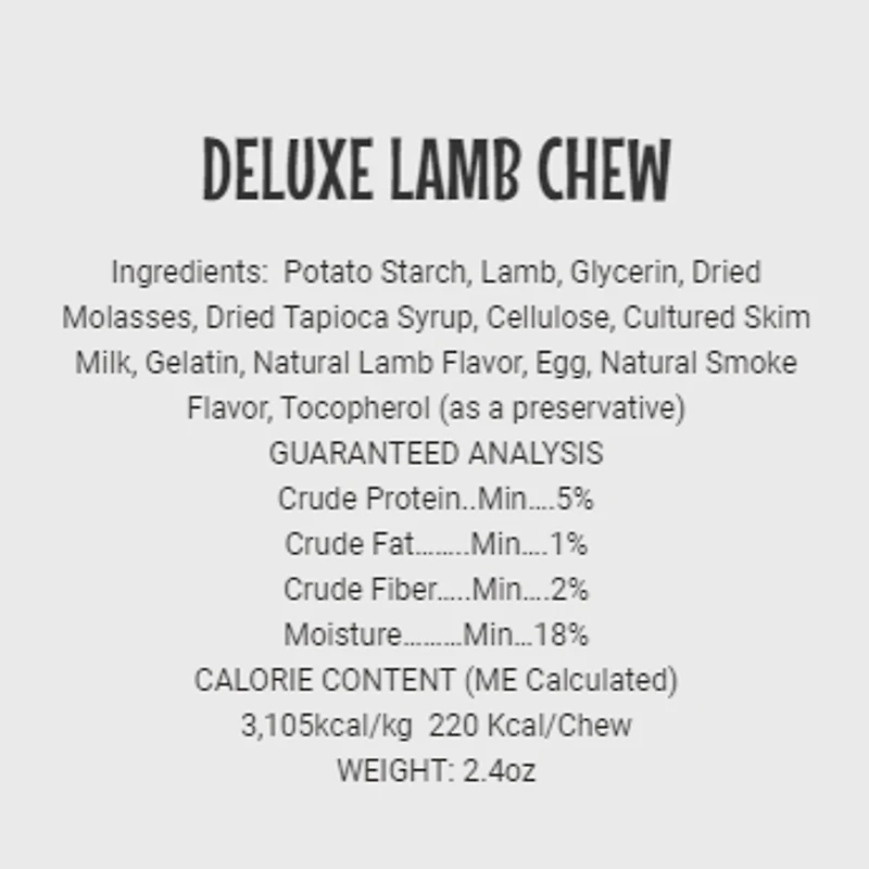 Etta Says - Deluxe Dog Chew - Protein Rich Natural Treat