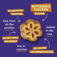 Fruitables - Skinny Minis® Dog Treat - Big Flavor Soft Chews with Superfoods - Rotisserie Chicken