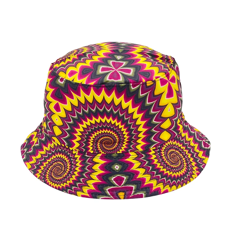 SPIRAL PRINT BUCKET HAT