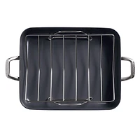 Crate & Barrel EvenCook Core ® Terracotta Ceramic Roasting Pan