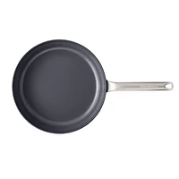 Crate & Barrel EvenCook Ceramic ™ Terracotta Ceramic Nonstick 12" Fry Pan with Lid
