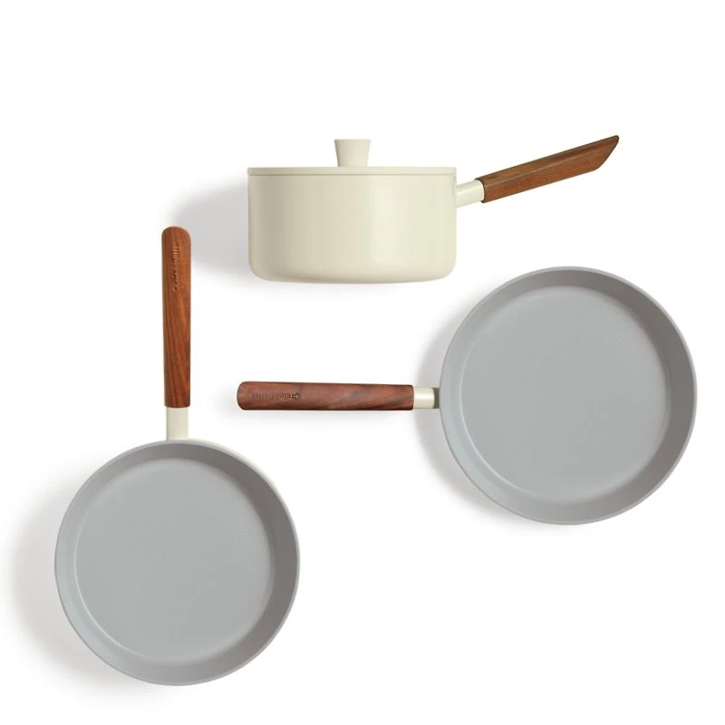 Crate & Barrel Monterey Cream 10" Non-Stick Ceramic Fry Pan