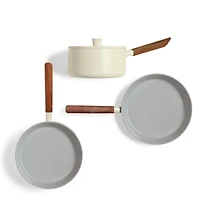 Crate & Barrel Monterey Cream 10" Non-Stick Ceramic Fry Pan