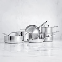 Crate & Barrel EvenCook Core ® 10-Pc. Stainless Steel Cookware Set