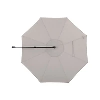 10' Silver Sunbrella ® Round Cantilever Outdoor Patio Umbrella Canopy