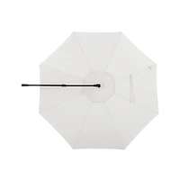 10' White Sand Sunbrella ® Round Cantilever Outdoor Patio Umbrella Canopy
