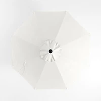 10' Round Canvas White Sunbrella® Outdoor Patio Umbrella Cover