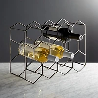 11-Bottle Graphite Wine Rack