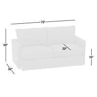 Lounge Classic 73" Apartment Sofa