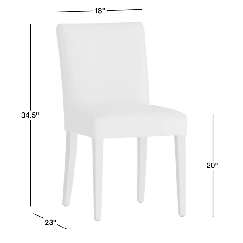 Lowe Light Brown Hair on Hide Dining Chair with Natural Wood Legs