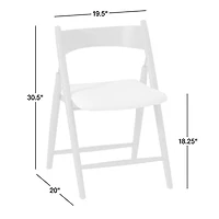 Petrie Black Ash Wood Folding Dining Chair