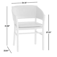 Clyde Brown Leather Dining Chair