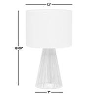 Liam Geo Navy Blue Rope Kids Table Lamp