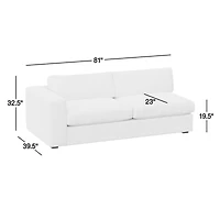 Oceanside Left-Arm Sofa Sectional Piece