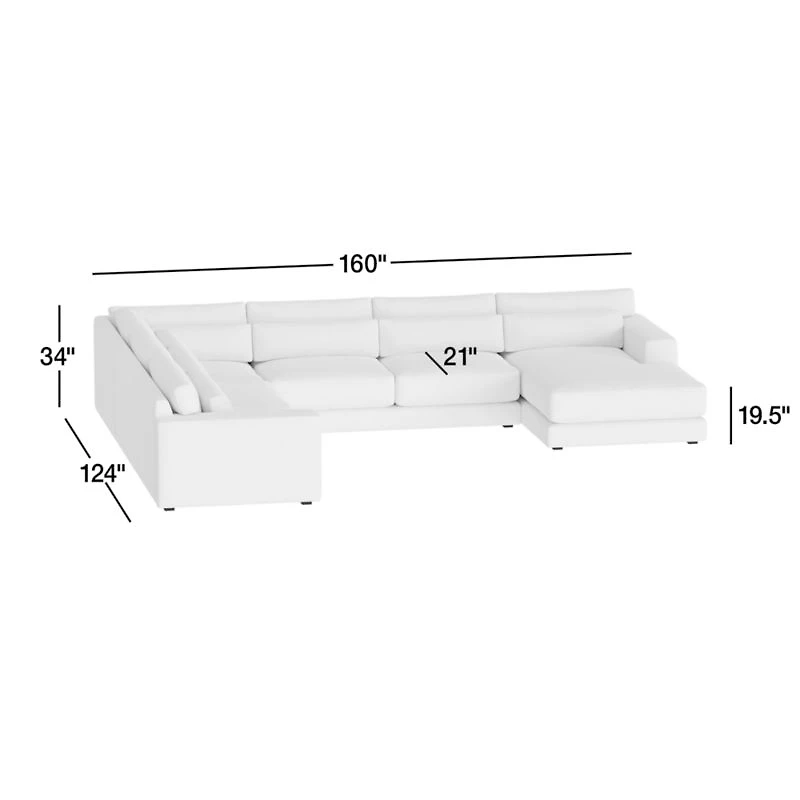 Retreat 4-Piece L-Shaped Sectional Sofa
