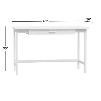 Elias 48" Natural Elm Wood Desk