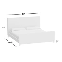 Pacific Ivory Upholstered King Bed