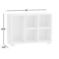 Keepsake Hazlenut Wood Kids Storage Bookcase by Jeremiah Brent
