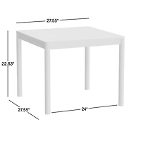 Classic Cozy Grey Wood Kids Play Table