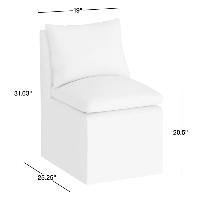 Seascape Upholstered Outdoor Dining Chair