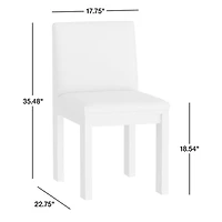 Terra Natural White Oak Solid Wood Dining Side Chair