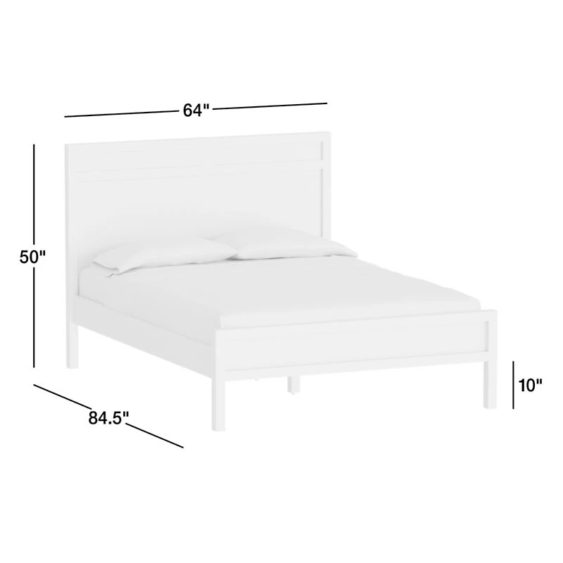 Keane Weathered Natural Solid Wood Queen Bed