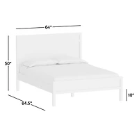 Keane Weathered Natural Solid Wood Queen Bed