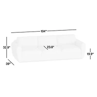 Deco 104" Sofa