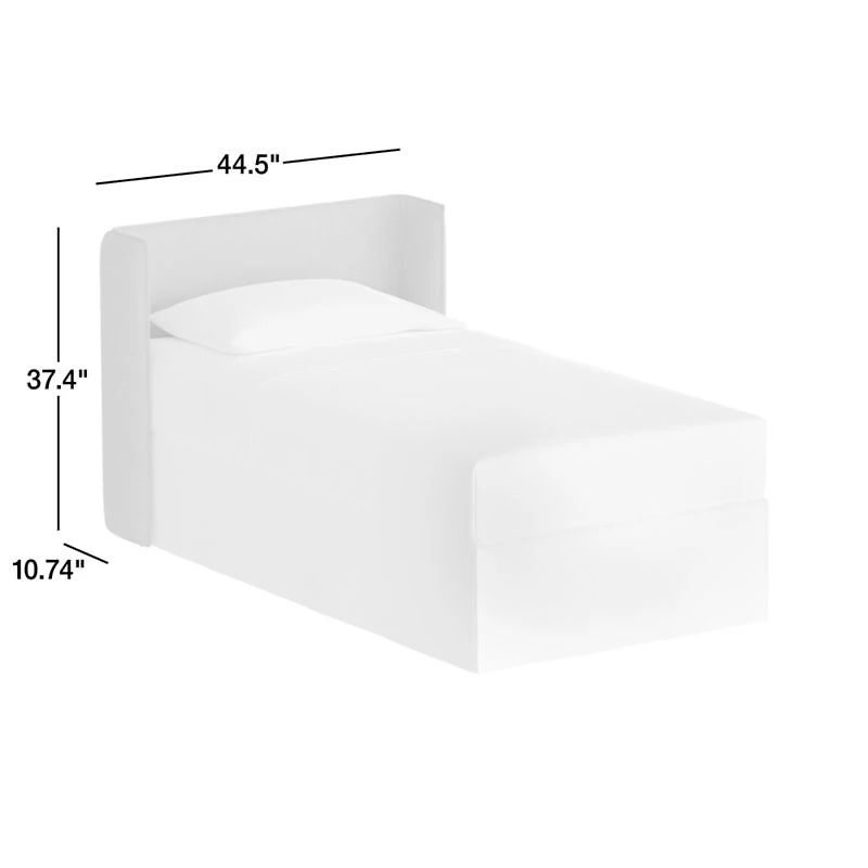 Noa Shelter Lilac Upholstered Kids Twin Headboard