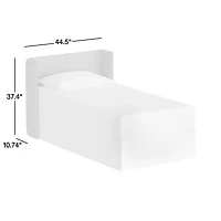 Noa Shelter Lilac Upholstered Kids Twin Headboard