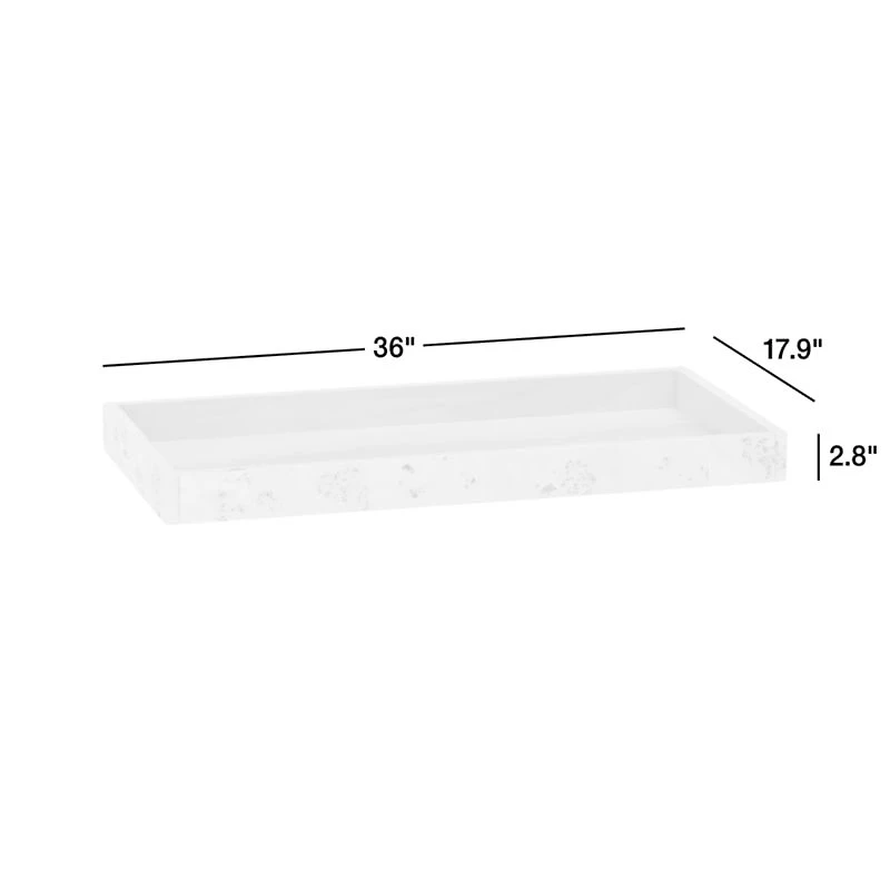 Calli Burlwood Baby Changing Table Topper