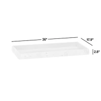 Calli Burlwood Baby Changing Table Topper