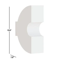 Cali White Alabaster Wall Sconce Light by Brigette Romanek Set of 2