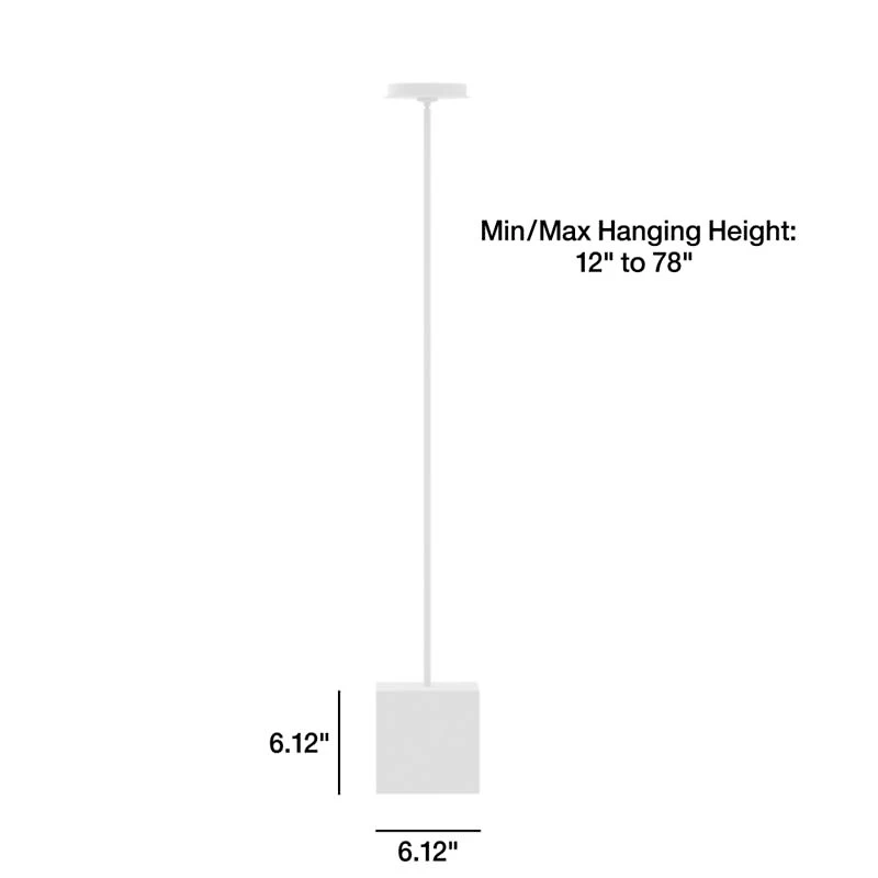 Indy Square Metal Pendant Light by Brigette Romanek