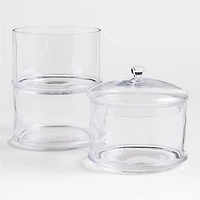 3-Tier Glass Cookie Jar