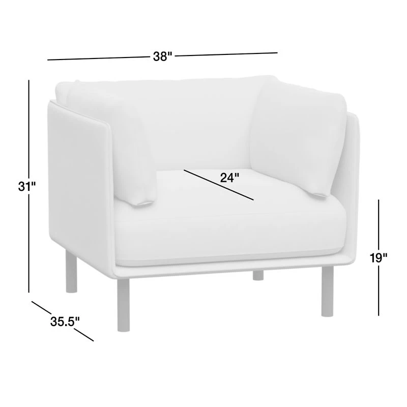 Wells Renew Vegan Leather Chair