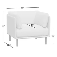 Wells Renew Vegan Leather Chair