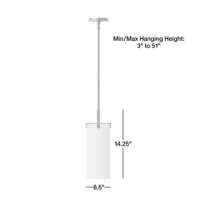 Coquina Brass Pendant Light with Glass Shade