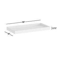 Mira Natural Oak Wood Baby Changing Table Topper