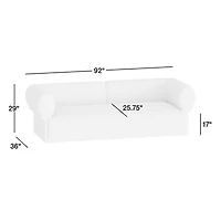 The Malibu 92" Sofa by Brigette Romanek