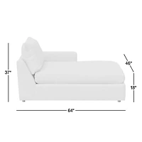 Lounge Deep Right Arm Chaise Lounge