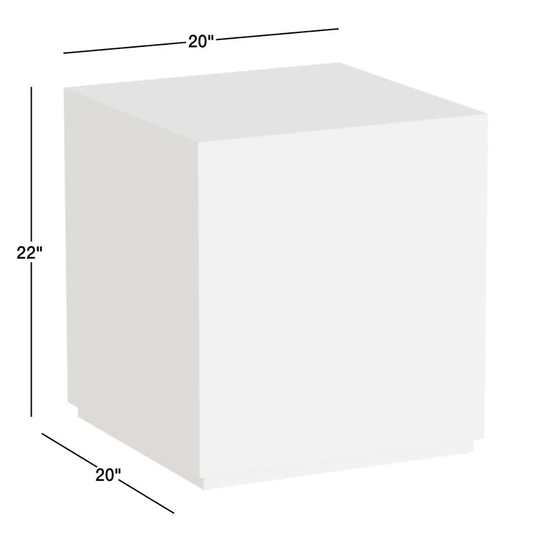 Athens Marble Outdoor End Table