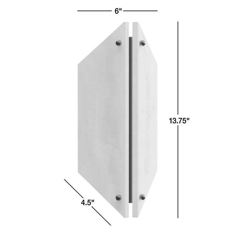 Vivien Onyx Cream Stone Wall Sconce Light Set of 2