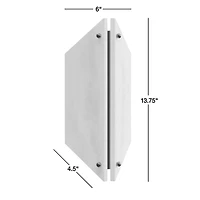 Vivien Onyx Cream Stone Wall Sconce Light Set of 2