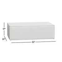 Fireside Rectangle Upholstered Ottoman