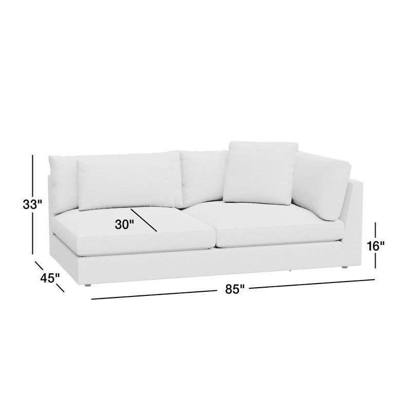 Monterey Right-Arm Sofa Sectional Piece