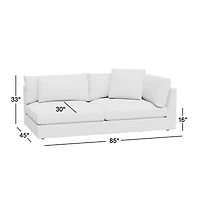 Monterey Right-Arm Sofa Sectional Piece
